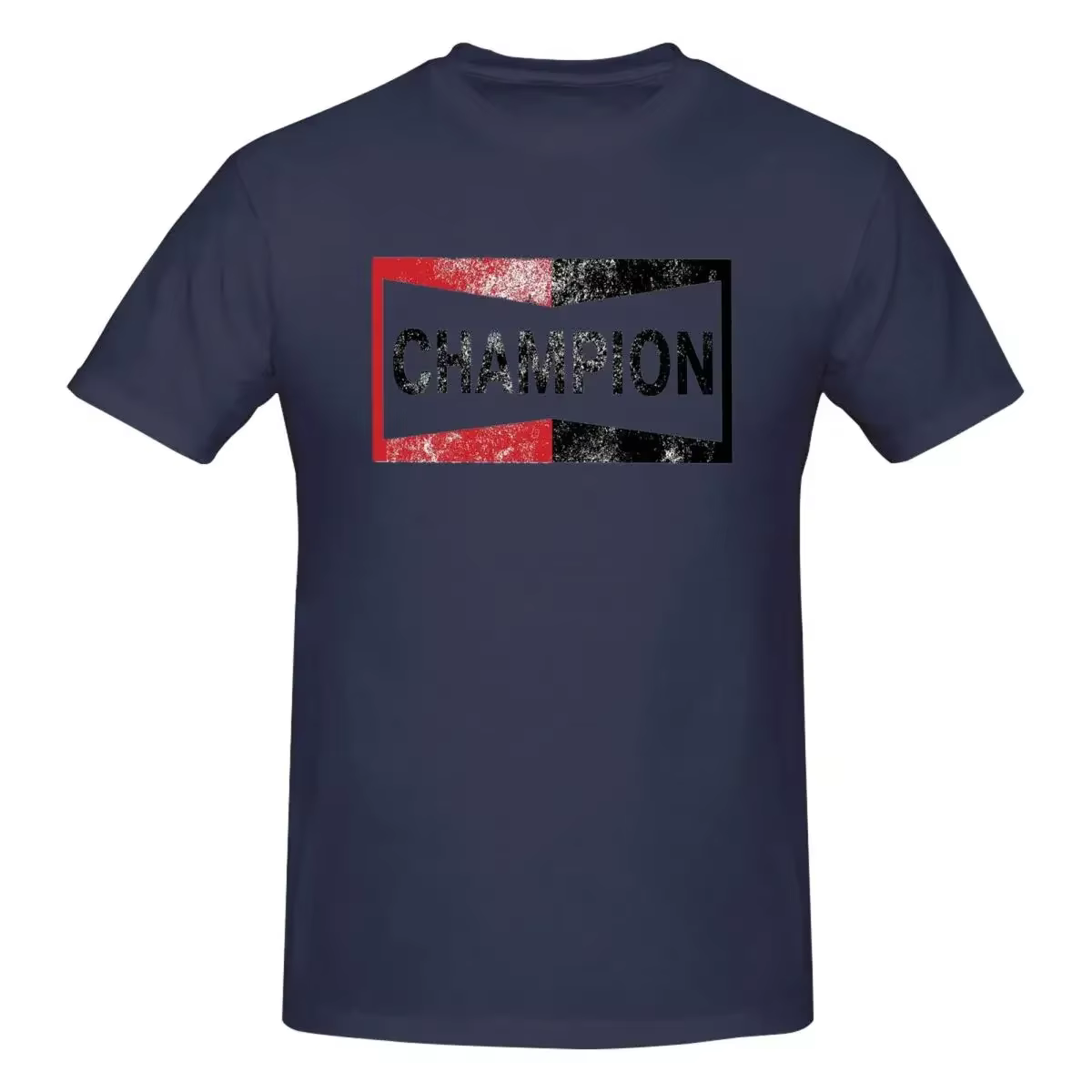 Champion Vintage Logo imprimé T-shirt hommes surdimensionné coton