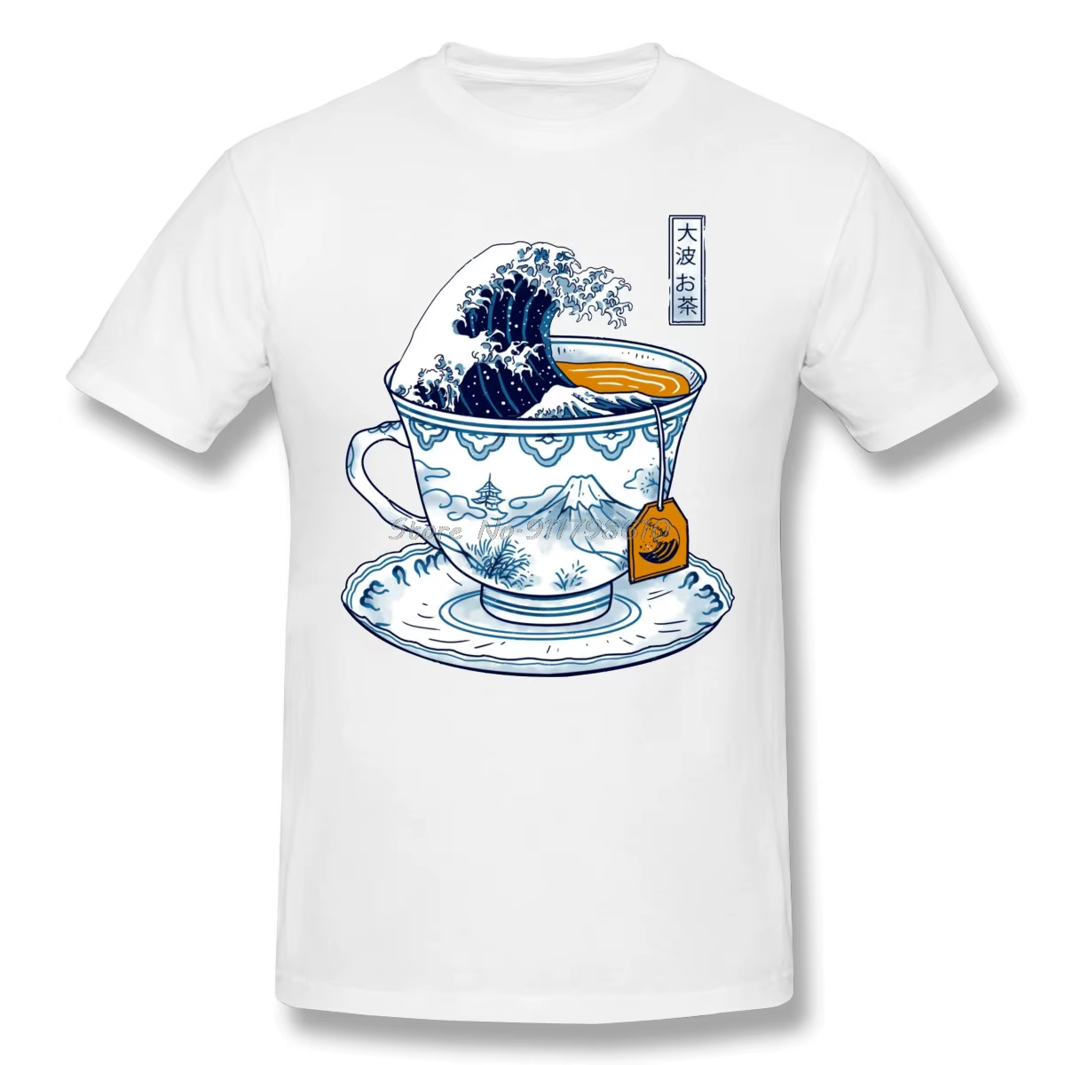 T-shirt à Manches Courtes et Col Rond pour Homme