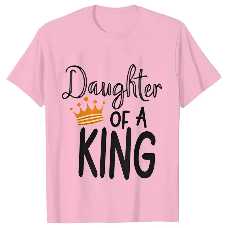 T-shirt graphique drôle père de la princesse fille du roi