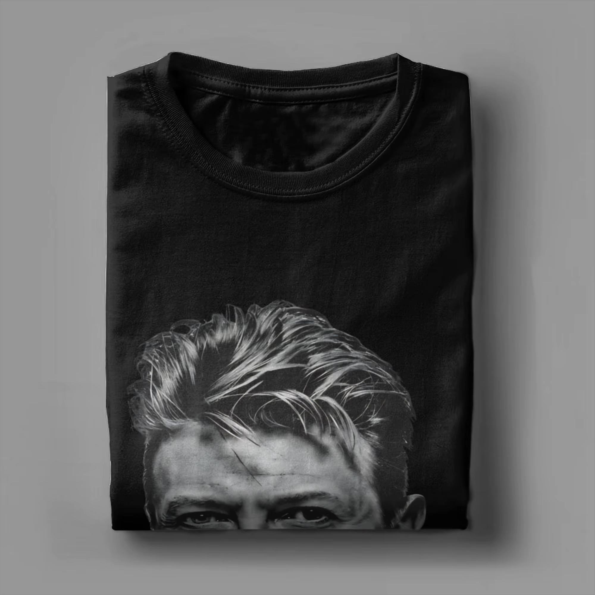 Davids Bowies T-shirt en coton pour hommes