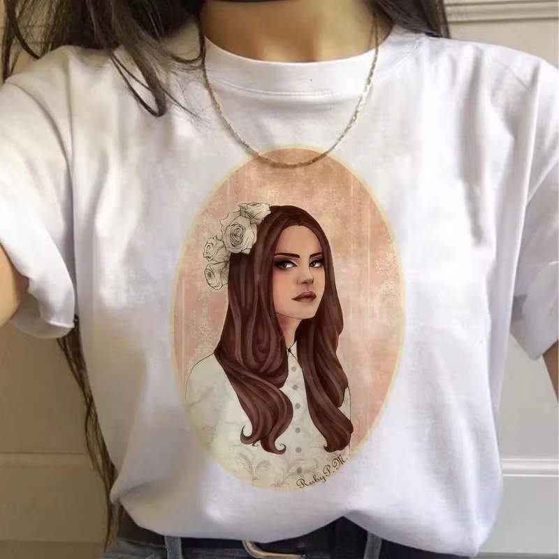 Lana Del Rey-T-shirt Harajuku pour femmes