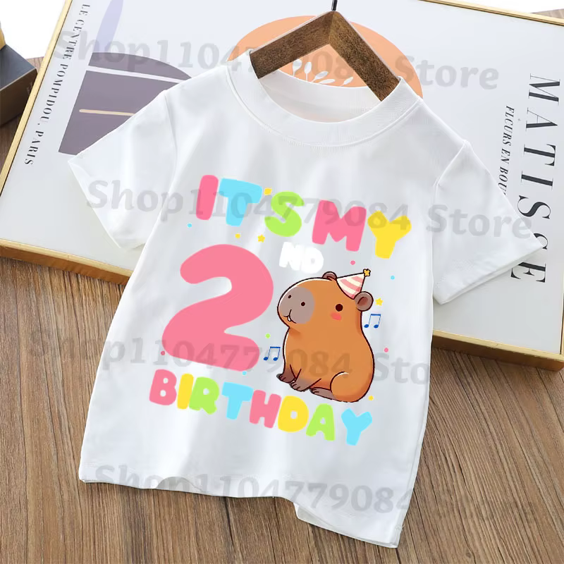 T-shirts Capibara pour garçons et filles