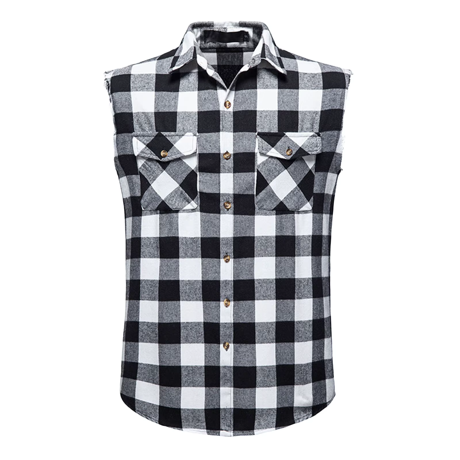 Chemise décontractée sans manches pour hommes