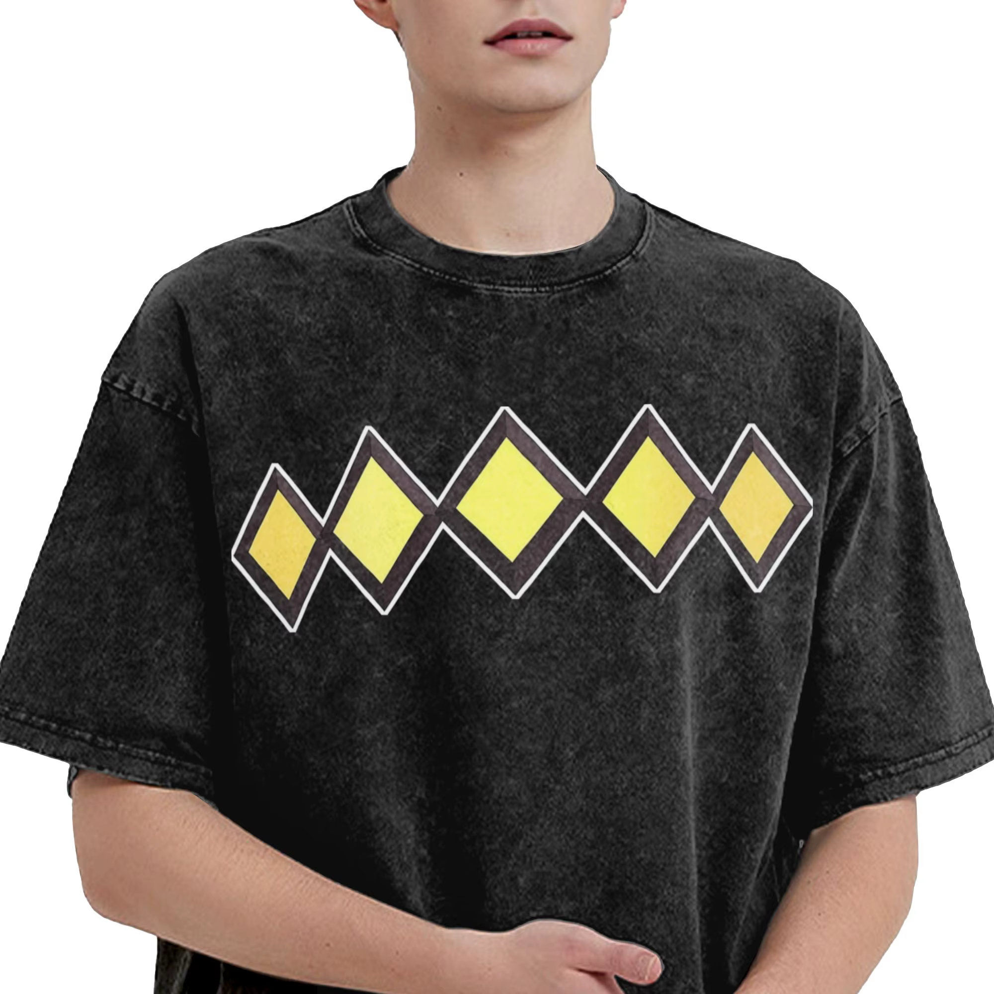 Oguri Cap! T-shirts lavés Streetwear Hip Hop Nouveauté T-shirt Hauts Hommes Femmes 100% Coton Oversize Été