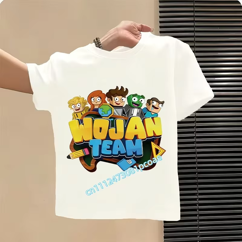 Nouveau T-shirt de sport décontracté pour garçons 2026 avec imprimé dessin animé pour l'été