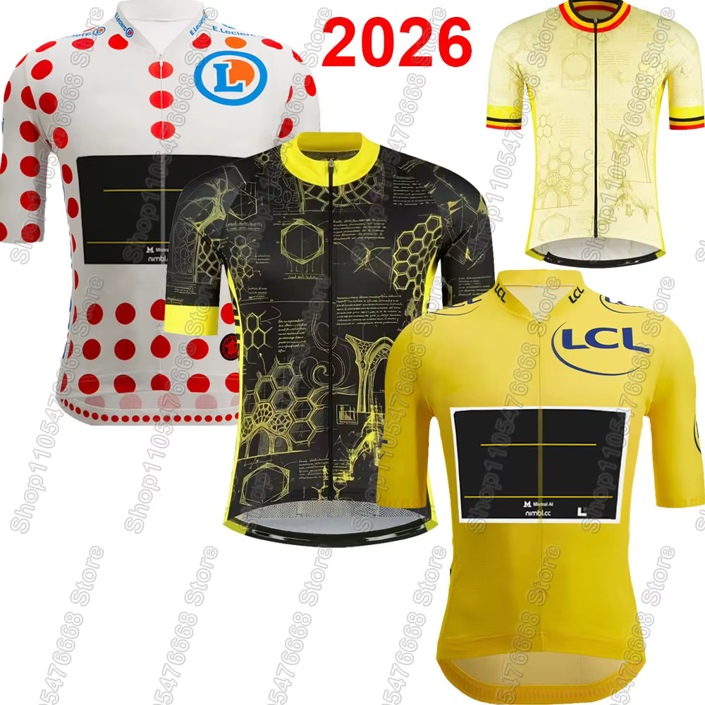 Maillot de cyclisme France Tour 2026 à manches courtes