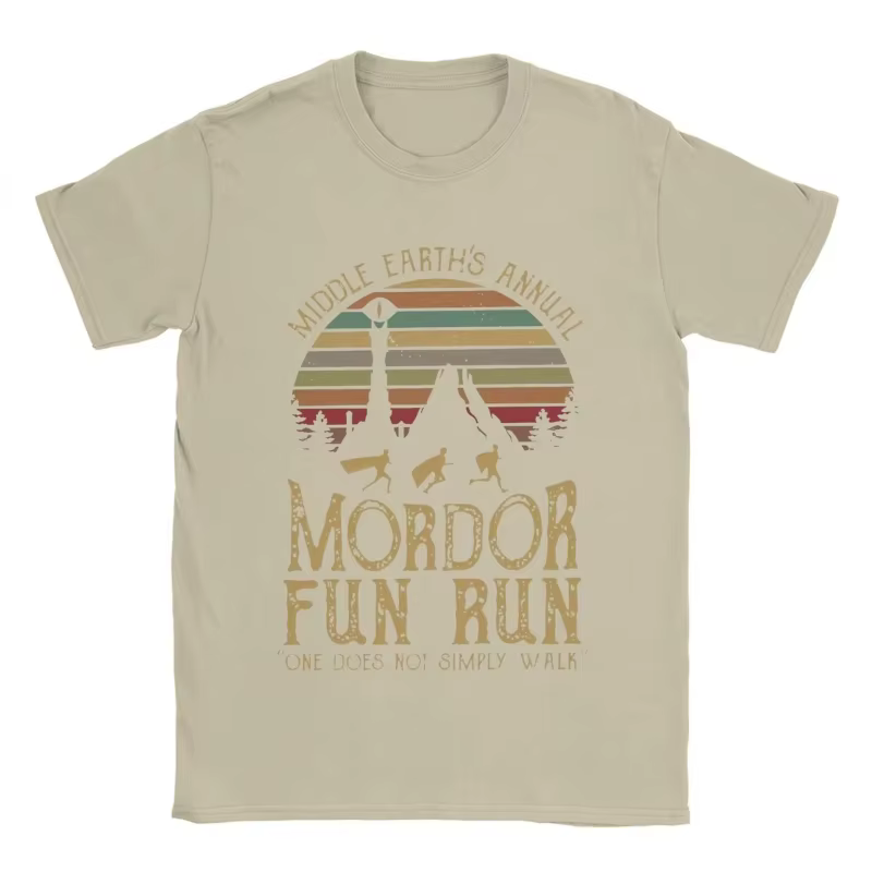 T-shirt Mordor L-Lords Of The R-Rings pour hommes