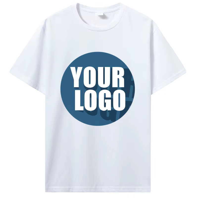 Personnalisez votre LOGO t-shirt Hip Hop Streetwear hommes coton T-shirts haut surdimensionné