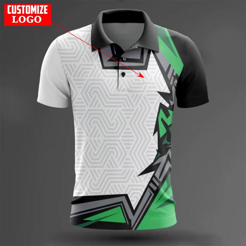 T-shirt Polo de Sport de Tennis de Table d'Extérieur pour Hommes