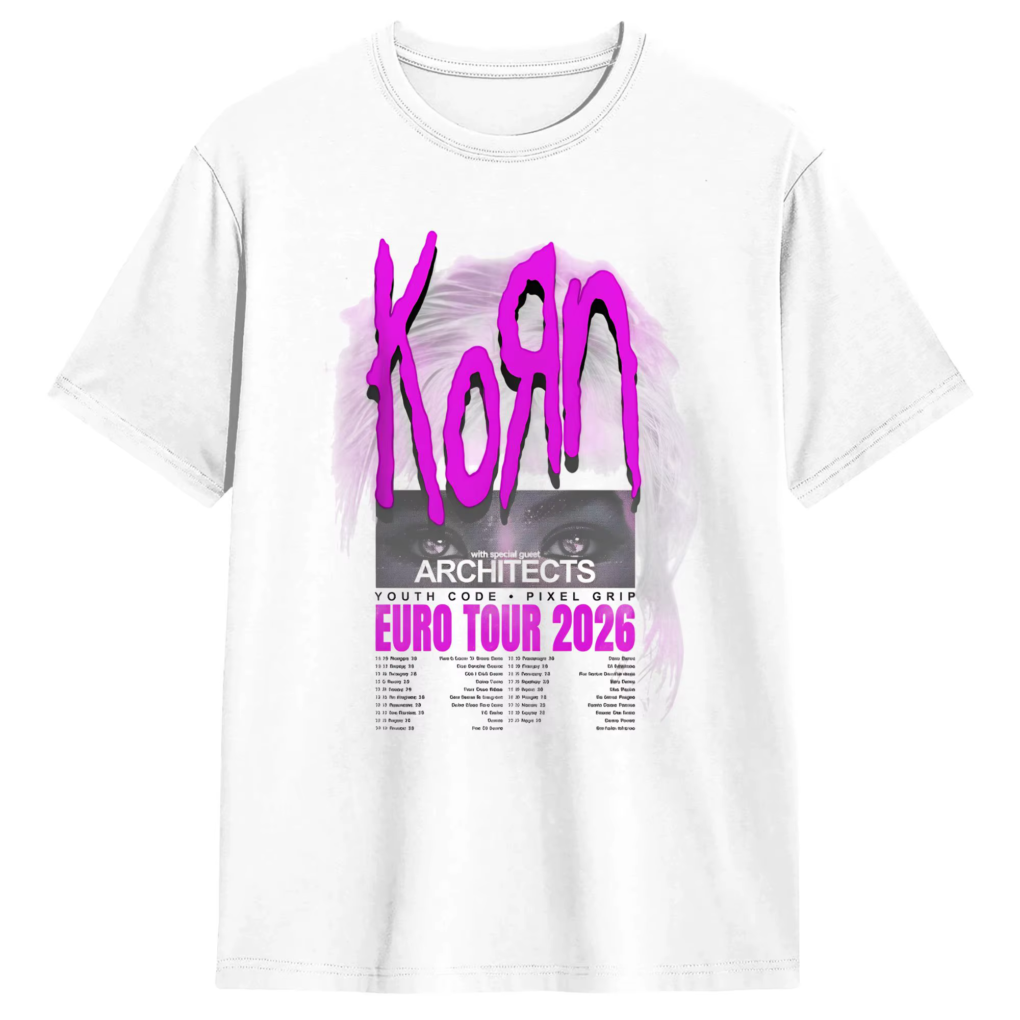 T-shirt Korn Europe et UK Tour 2026