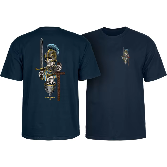 Marque de skateboard américaine haut de gamme - Collection de t-shirts bleu marine