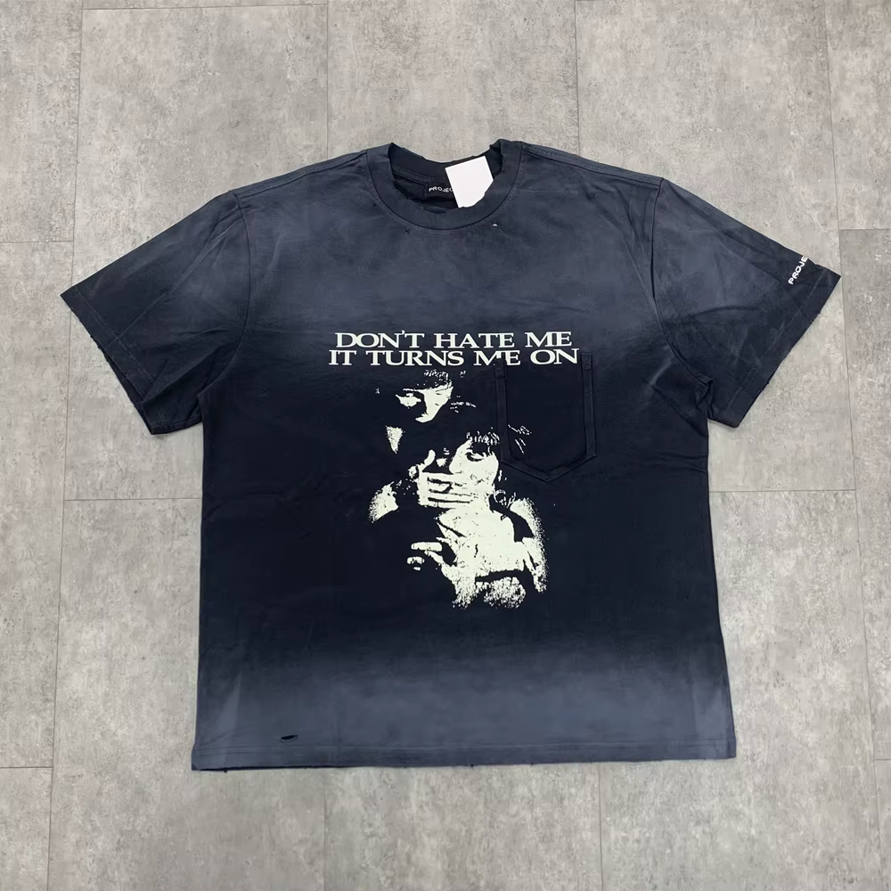 Yao mode marque de luxe Streetwear t-shirt hauts Vintage rétro ample hommes vêtements Grophics était vieux Y2k