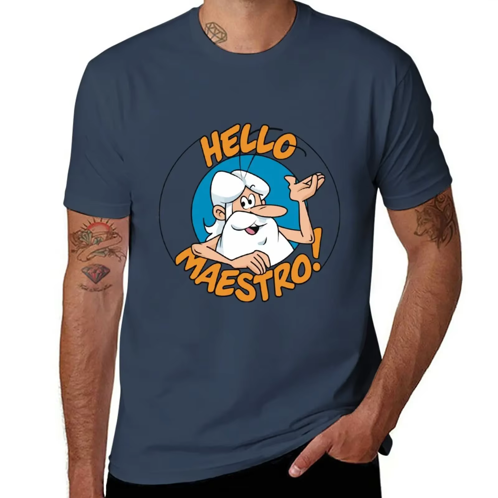 Nouveau il était une fois.... T-shirt animé Fruit of the Loom pour homme