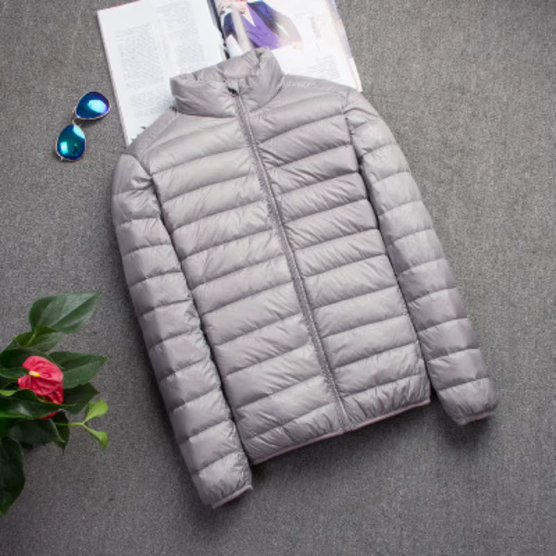 Nouvelle marque automne hiver doudoune légère hommes mode à capuche court grand Ultra-mince léger jeunesse mince manteau