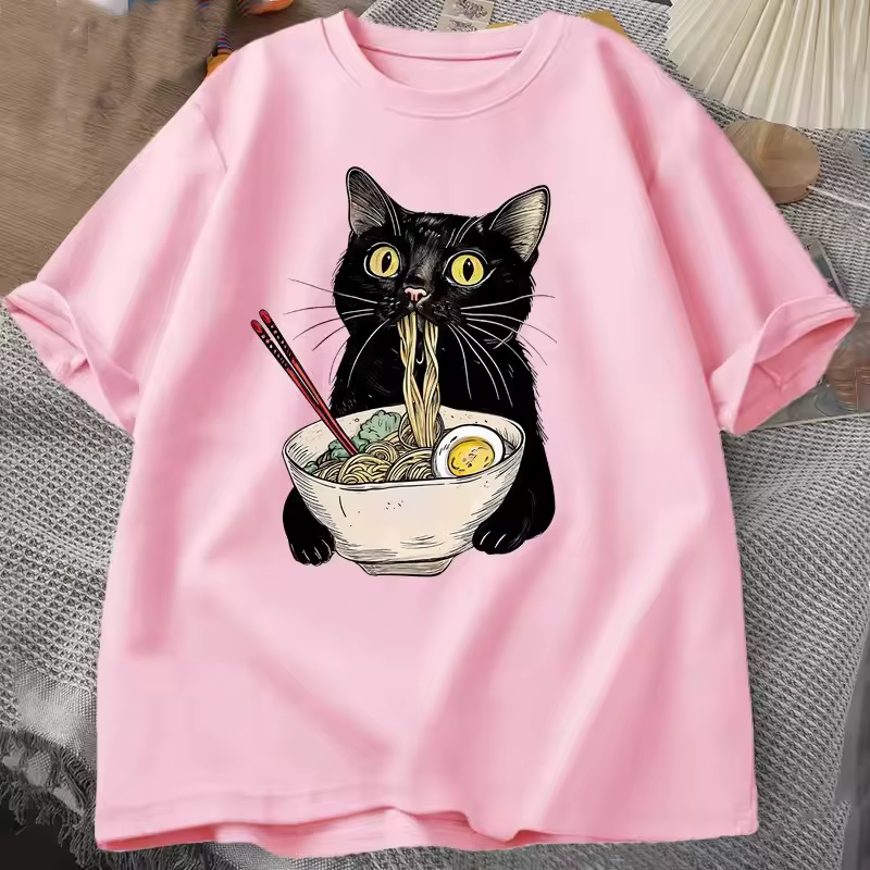 T-shirt en coton à manches courtes pour hommes et femmes
