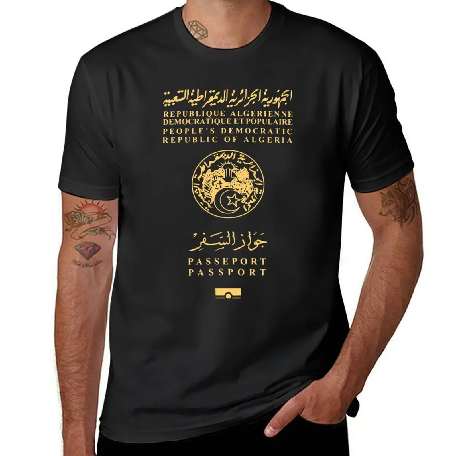 T-Shirt passeport algérien