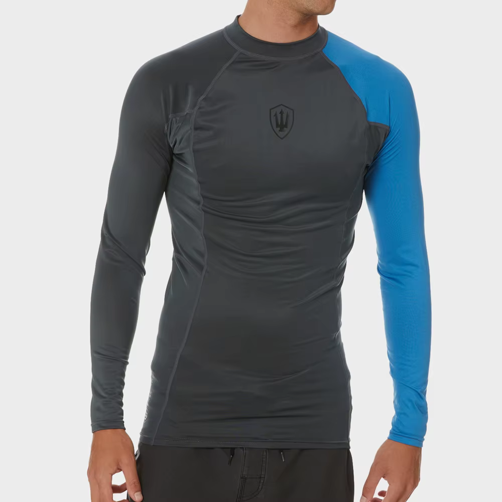 Rash Guard Vêtements de Surf Vêtements à Manches Longues pour Hommes Protection Uv T-Shirt de Natation Camiseta Surf Plongée Rashguard Chemises de Plage