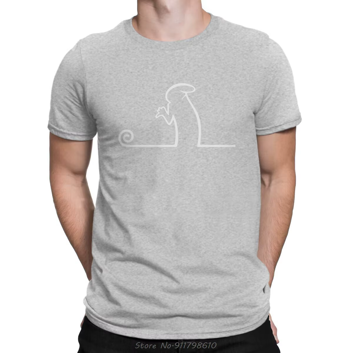 T-shirt graphique de loisirs La Linea TV Style hauts