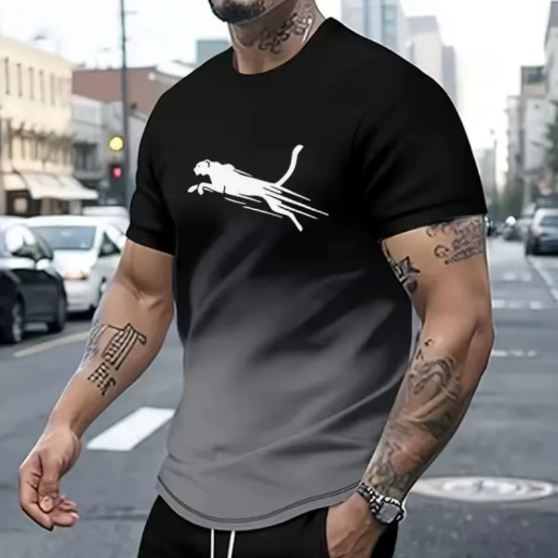 T-shirts pour hommes à imprimé animal 3D