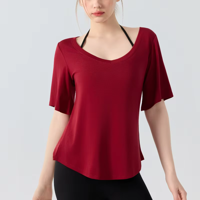 T-shirt de yoga pour femmes