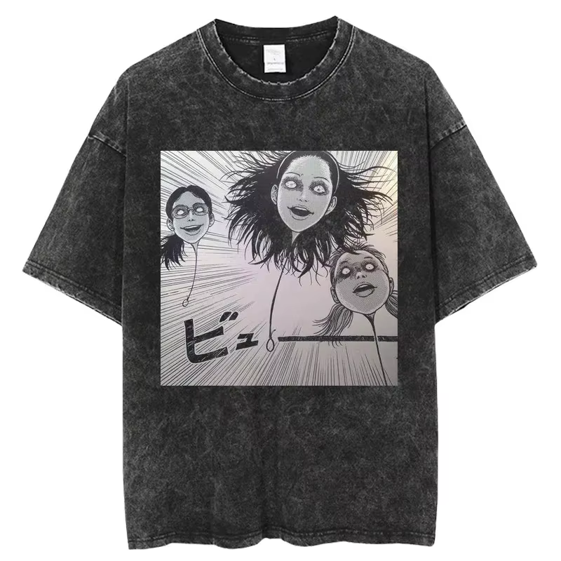 T-shirt graphique Horror Manga Tomie pour hommes et femmes