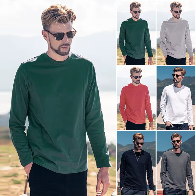 T-shirt à manches longues pour homme grande taille