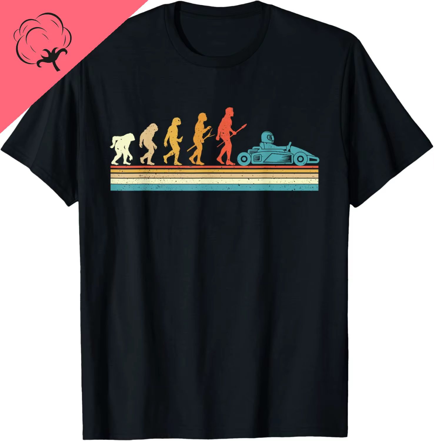 T-shirt Go Karting Heartbeat