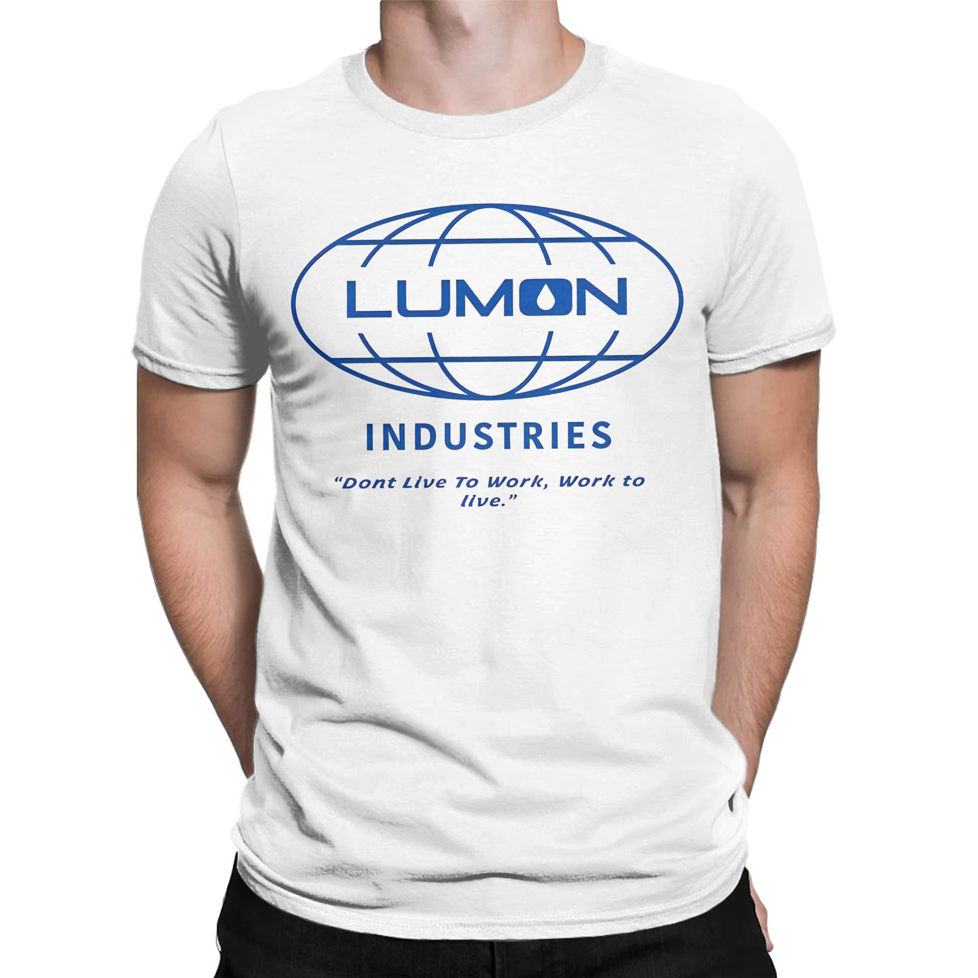 Hommes femmes Lumon Industries coupure T-Shirt coton vêtements Vintage à manches courtes col rond