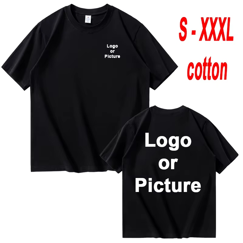 T-shirts imprimés en coton personnalisés hommes mode t-shirt à manches courtes femmes personnalité décontracté
