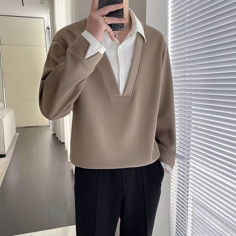 Pull à col roulé pour homme