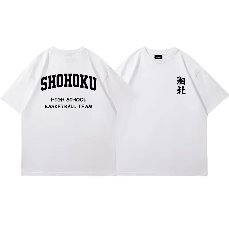 Anime japonais Shohoku Basket Ball équipe T-Shirt hommes femmes Sakuragi Hanamichi imprimer t-shirts Cosplay unisexe vêtements