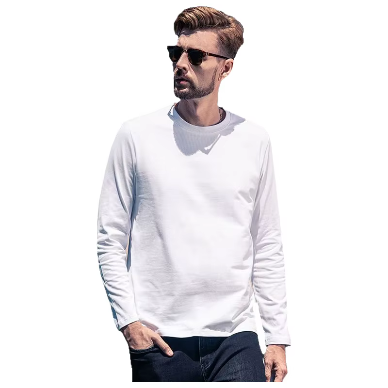 T-shirt épais à manches longues pour homme