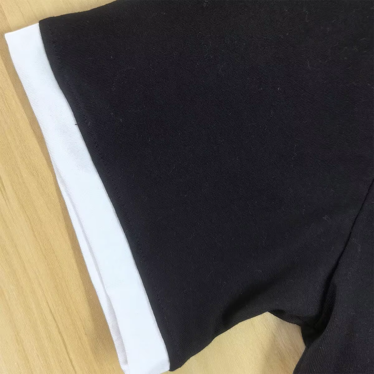 T-shirt vierge pour homme en pur coton de haute qualité