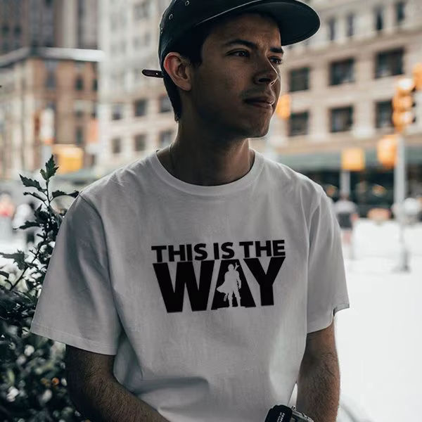 T-shirt graphique Star Wars This Is The Way en coton noir