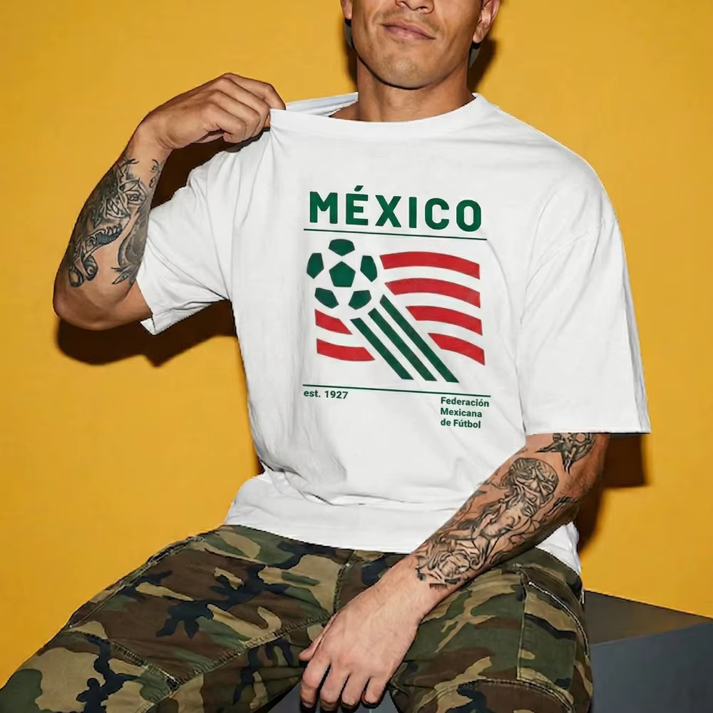 T-shirt de football vintage Mexique