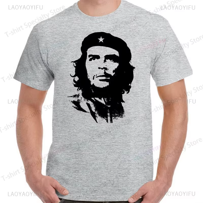 T-shirt Che Guevara, chemise rebelle cubaine, t-shirt révolutionnaire, décontracté, à manches courtes, pour hommes, t-shirt de haute qualité, en coton, coupe ample
