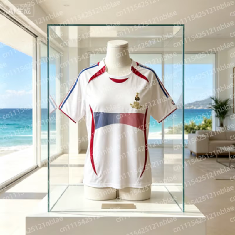 Nouveaux T-shirts de l'équipe nationale de France 2026 – Maillots de football pour supporters, entraînement estival, séchage rapide et respirant, assortis pour toute la famille