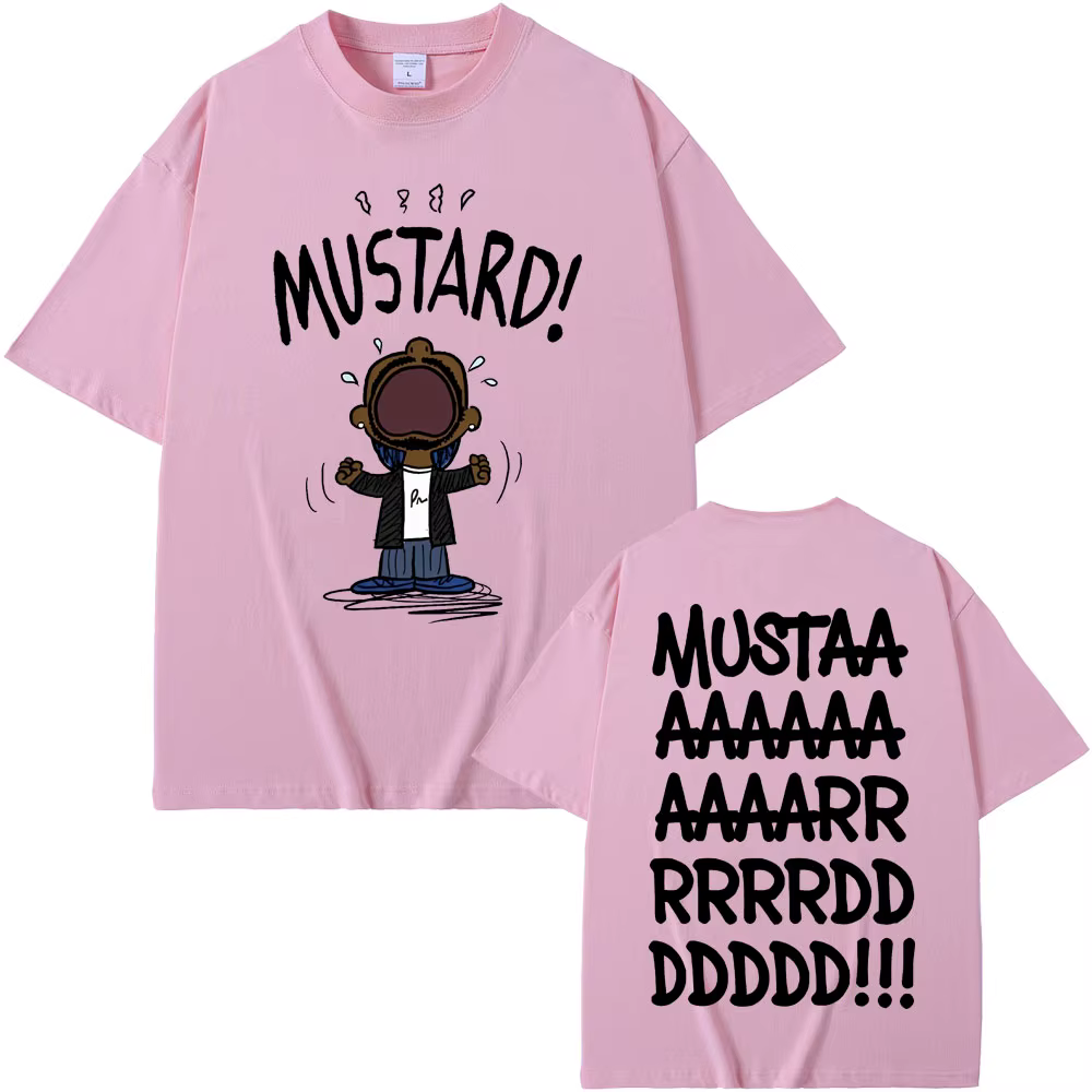 Rappeur Kendrick Lamar pas comme nous moutarde drôle impression T-shirts hommes femmes Hip Hop musique populaire T-shirt