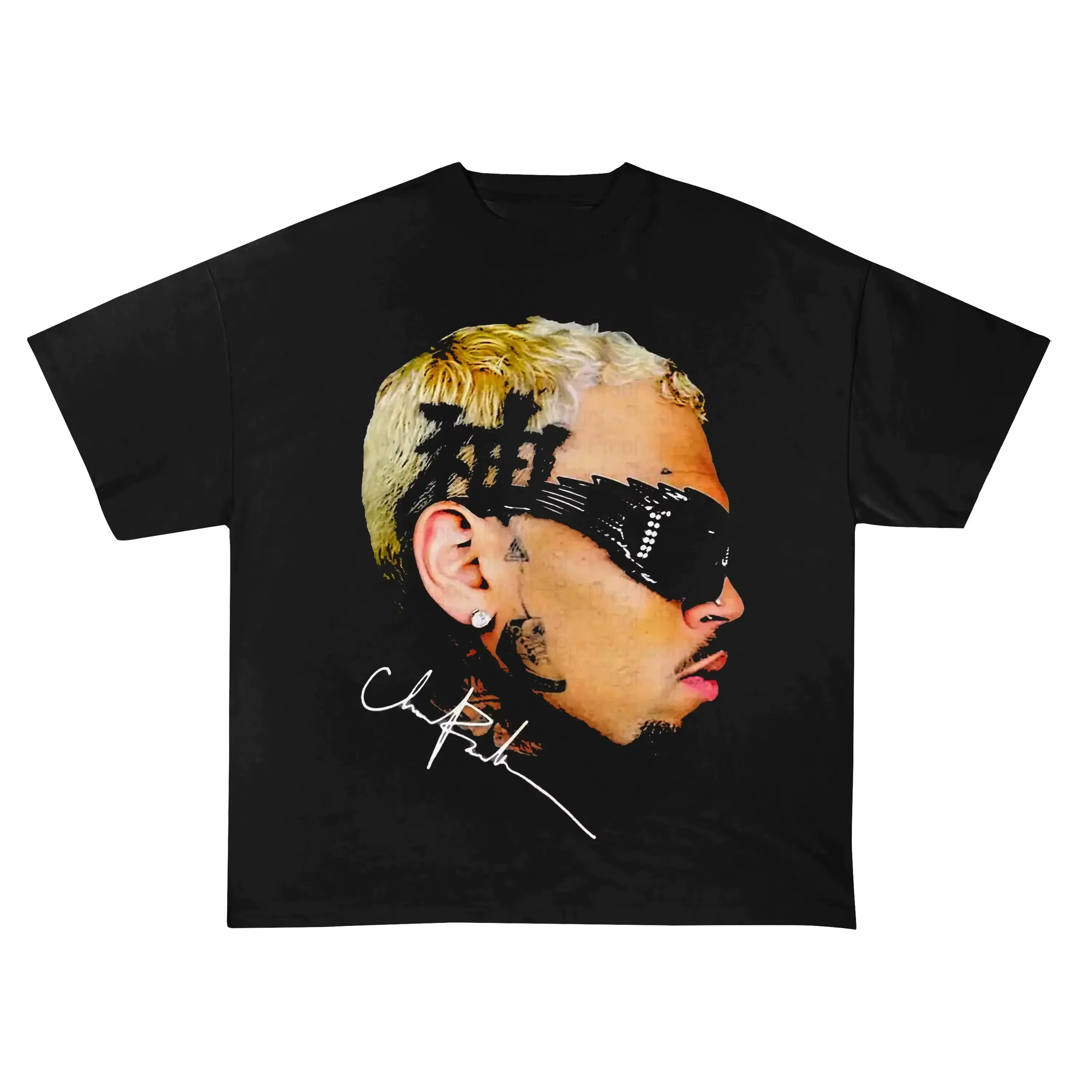 Chris Brown T-Shirts Merch été unisexe à manches courtes T-shirt Streetwear coton HipHop