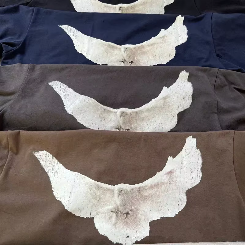 YZY DOVE T-Shirt pour hommes femmes 1:1 qualité supérieure Ovesize saison 6 Kanye West