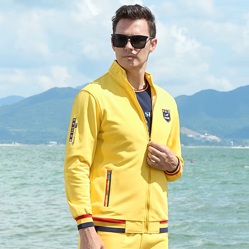 Veste de Baseball jaune pour hommes
