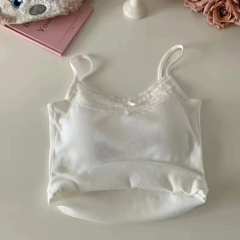 Crop Top en Dentelle pour Femme