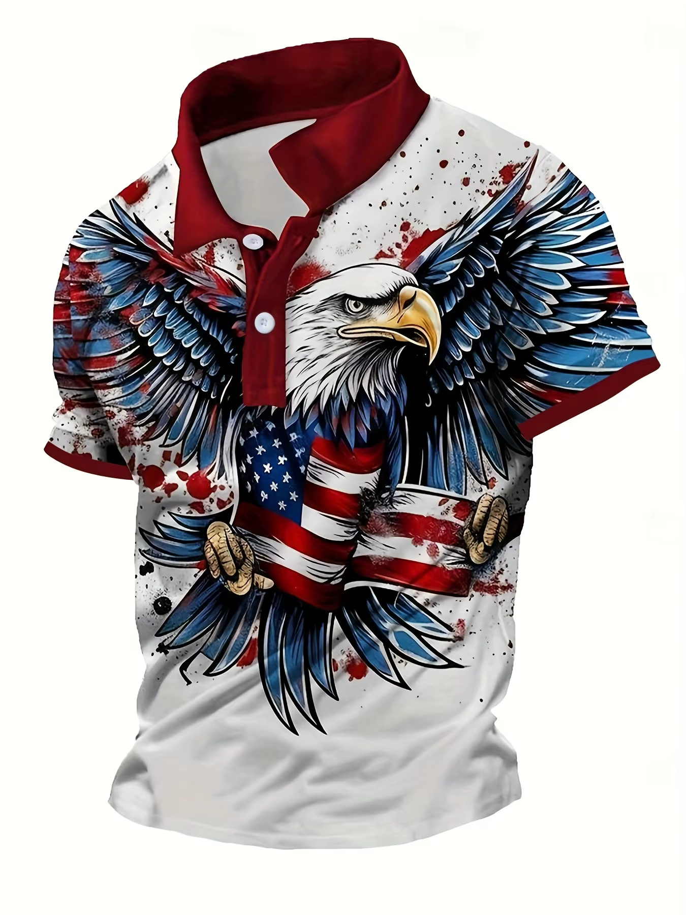 Polo patriotique USA pour homme