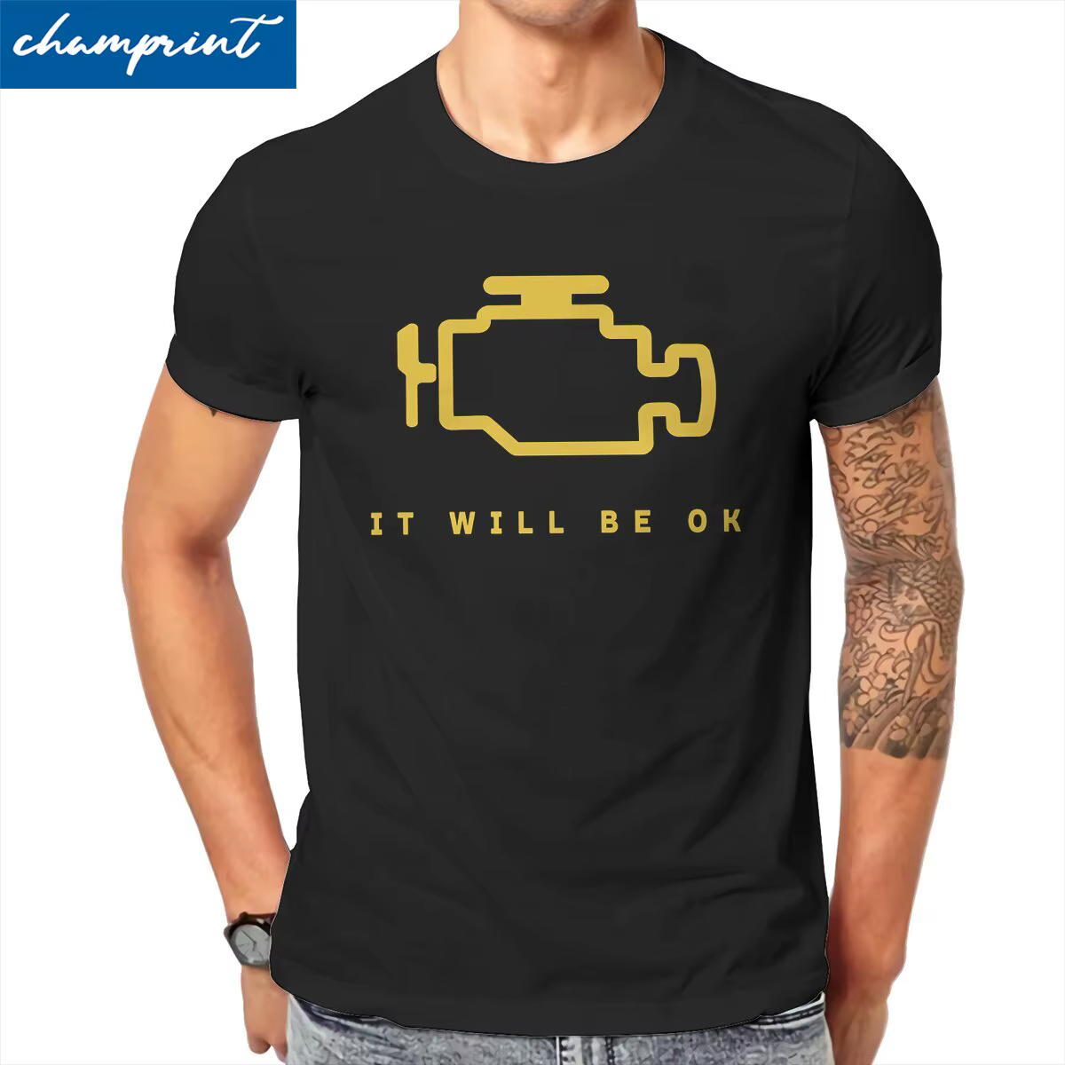 T-shirt à manches courtes pour hommes