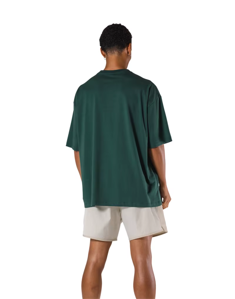 Green dean-T-Shirt à Manches Courtes et Col Rond pour Homme
