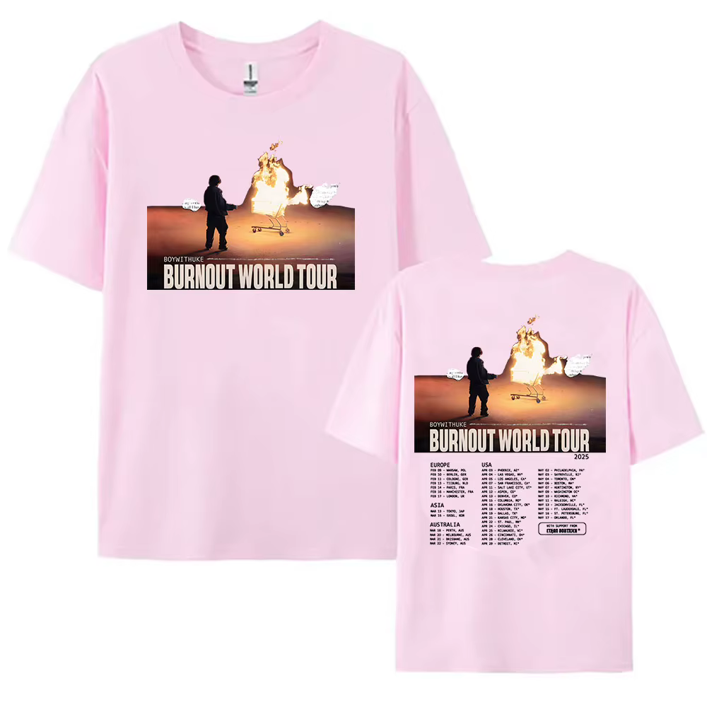 Boywithuke-T-shirt manches courtes col rond femme/homme