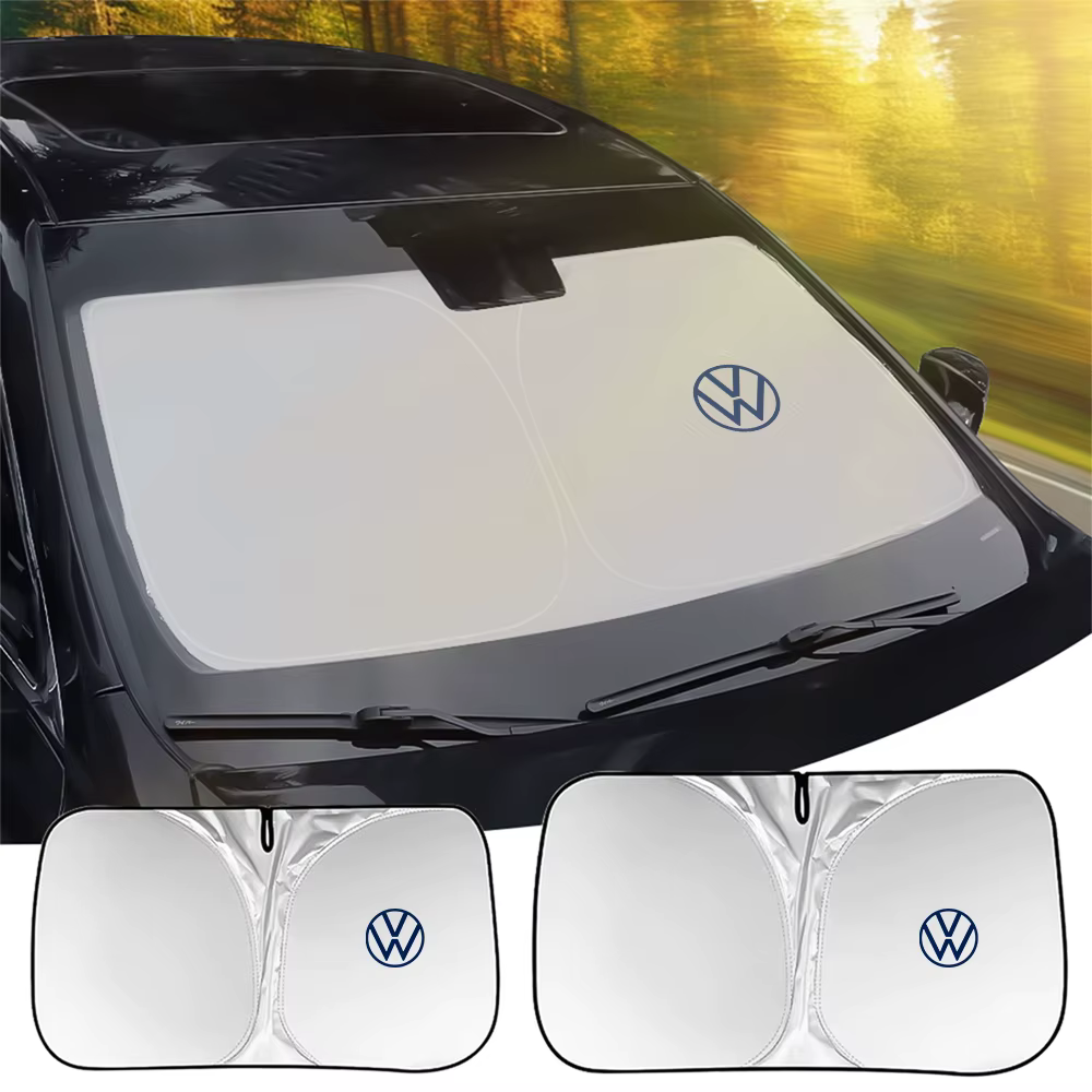 Pare-soleil pliable pour pare-brise de voiture, rideau pare-soleil automatique pour Volkswagen R Polo Passat Rline Golf Tiguan Jetta GTI Touran
