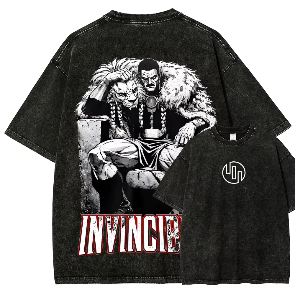 T-shirt délavé Invincible