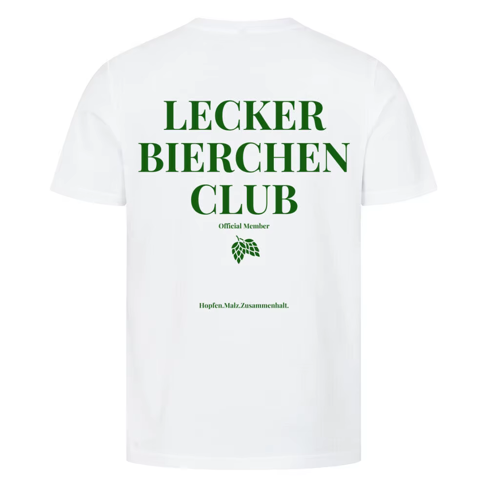 Lecker Bierchen Club - T-shirt en coton conçu pour les amateurs de bière