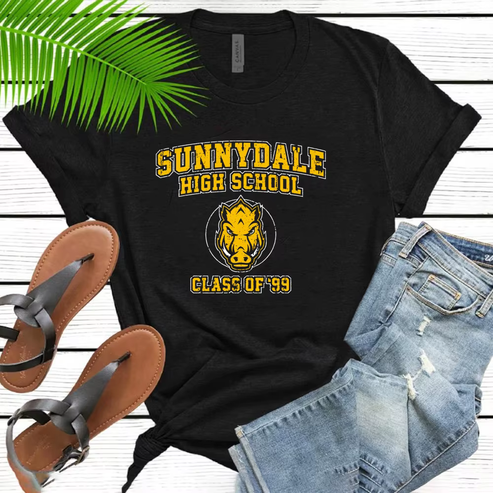 Sunnydale-T-shirt à manches courtes unisexe